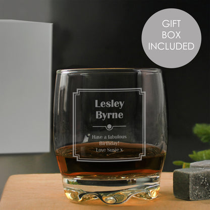 Personalised Art Deco Tumbler