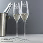 Personalised Hand Cut Mr & Mrs Pair of Flutes in Gift Box